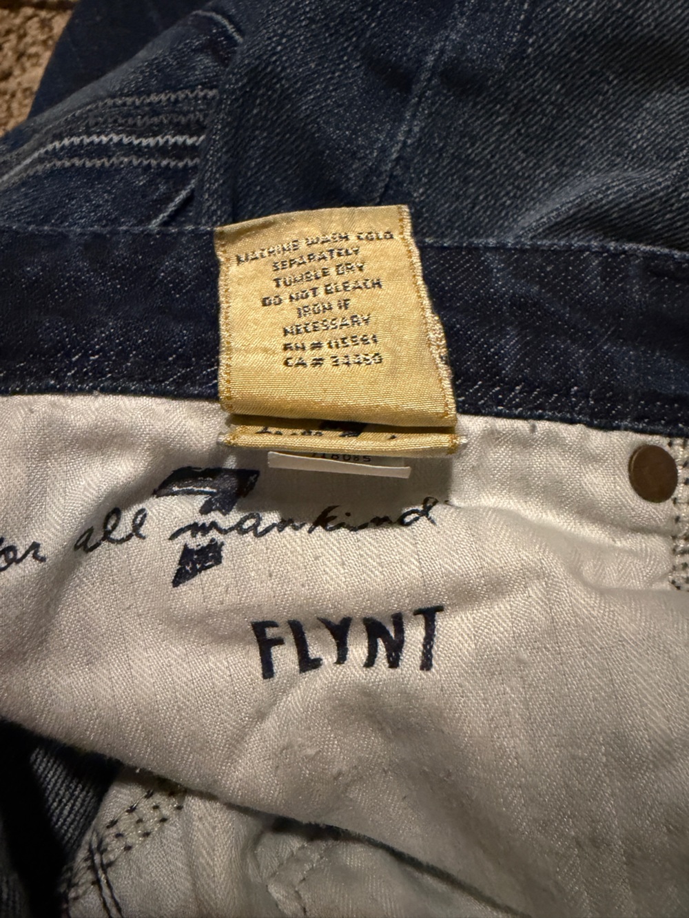 7 For All Mankind Dark Blue Bootcut Jeans- Flynt - Picture 11 of 11